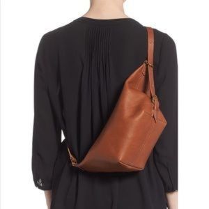 Madewell Brown Leather Sling Bag
